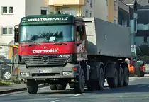 MB Actros 2043 Sattelzug-Kipper  thermolith  bei Linz/Rhein - 15.11.2011