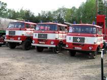 kleine W50-Feuerwehrparade, Werdau 05.05.07