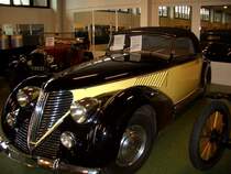 Hier ein sehr schner Citroen aus dem Automobilmuseum in Laganland in der Nhe von Ljungby (Schweden). ber den genauen Typ kann ich nix sagen.