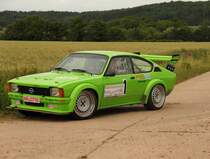 Opel Kadett C Coupe whrend der Grabfeldrally WP 4 2011. Fahrer: S. Assmann, Beifahrer: M. Koch.