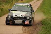 Opel Kadett GSI bei der Grabfeldrally WP 4 2011. Rallyteam Schmitt.