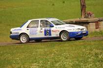 Ford Sierra bei der FTE Rally Ebern 2011 WP4 Fahrer: D. Honke Beifahrer: M. Motschenbacher.