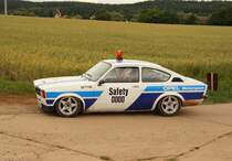 Opel Kadett C Coupe GT/E als Vorausfahrzeug der Grabfeldrally 2011 WP 1.