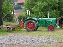Deutz 4005 mit Wender, gesehen am 20.05.08 in 36100 Petersberg-Marbach