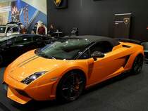 LAMBORGINI GALLARDO 570-4 Spyder-Performante; 5204ccm; 419kW; H�chstgeschw.324kmh; wurde anl�sslich der 14.Rieder-Automesse ausgestellt; 120204