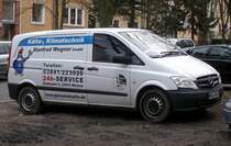 MB Vito der ''Klte-, Klimatechnik Manfred Wegner GmbH'',Rostock am 24.2.2012