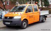 VW Transporter der ''Hneke Neubrandenburg GmbH'', Rostock, 25.2.2012