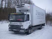 Ein Mercedes-Benz Khllaster in Sassnitz am 14.02.2012