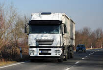 Iveco Stralis Hngerzug bei Rheinbach - 06.02.2012