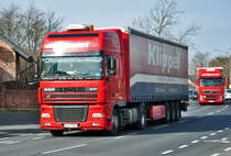 DAF XF 105.460  Klippel  in Euskirchen - 22.02.2012