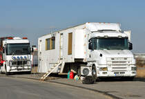 Scania Schausteller-Sattelzug in Euskirchen - 07.02.2012