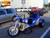 BOOM-Trike mit GIVI-Koffersystem anl�sslich einer Veranstaltung vor den Rieder Messehallen; 120317