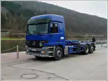 M-B Actros 2531 Absetzkipper fotografiert am 19.03.2012.