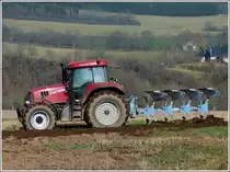 Case 150 beim Pfl�gen fotografiert am 13.03.2012.