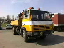 Steyr 19S31 3-S Kipper mit Kran.23.3.2012