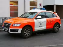AUDI Q Berufs Feuerwehr Oberhausen NOTARZT Fahrzeug am EKH-OB 05_03_2012