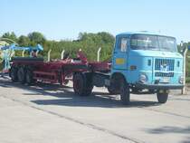 Ein IFA W50 Sattelzug am 22.05.2008 in Sagard.