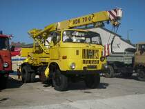 Diesen Autodrehkran der Marke IFA W50 habe ich am 22.05.2008 in Sagard abgelichtet.