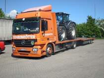 Mercedes-LKW am 22.05.2008 an einem Parkplatz an der B96.