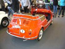 Heckansicht eines Fiat nuova 500 Jolly. Techno Classica am 25.03.2012.