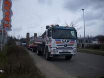 Mercedes Hngerzug in Gewerbegebiet Sassnitz am 01.04.2012