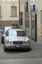 Mercedes E-Klasse in Bolzano/Bozen.(24.3.2012)