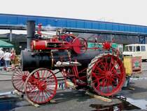 Waterloo Dampflokomobil am 10.07.2005 auf dem Kohlekai der Stadtwerke Flensburg-Dampfrundum Flensburg