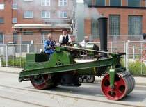 Vlund Dampfwalze am 10.07.2005 beim Dampfrundum in Flensburg.