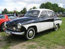 Limousine Wartburg 311 aus dem Landkreis Bad Doberan beim Oldtimertreffen in Gnoien 25.06.2011