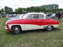 Coup Wartburg 311 aus dem Landkreis Gstrow beim Oldtimertreffen in Gnoien 25.06.2011