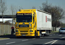 MAN Pritsche von  Reinartz-Transporte  in Euskirchen - 26.03.2012