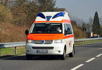 VW T5, Rettungsdienst DRK bei Ahrweiler - 15.03.2012