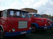 Skoda MTS 24 und IFA H6 der Firma Poller standen in Werdau nebeneinander