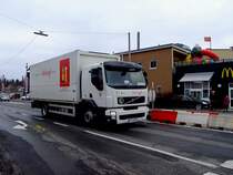 VOLVO-300 der grten sterr. Privatbrauerei auf Zustelltour; 120224