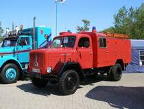 Magirus Deutz ehemaliges Katastrophenschutzfahrzeug am 05.05.2007 in Padborg/Danmark