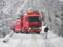 Volvo FH 12 Wrecker am 29.01.2011 in Padborg/Danmark