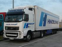 Volvo FH 460 mit Khlauflieger der Spedition Hindelang / Tschechien auf der Rastanlage Leipheim, 18.03.2012