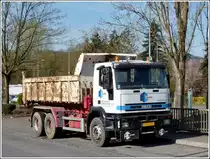 Am 01.04.2012 stand dieser Iveco EuroTrakker am Wegesrand abgestellt.