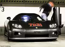 Schwedischer Supersportler: Koenigsegg CCX-R im Parkhaus des Dorint am 5.4.12 am N�rburgring