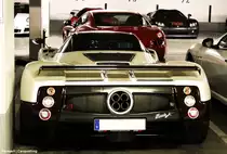 Pagani Zonda F, Koenigsegg Agera R und CCXR, Ferrari 599, GT3RS 4.0 und MC Stradale im Dorint Parkhaus - 5.4.12