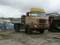 IFA W50L Kipper,am 30.M�rz 2012,in Sagard.