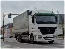 M-B Actros gesehen am 19.03.2012.