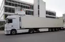 MB Actros 1850 K�hlsattelzug in Berlin-Moabit