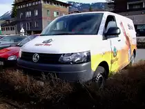 VW-T5 der Brauerei Egg, unterwegs mit dem W�lder-Bier; 120410