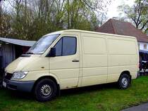 MB 311CDI Sprinter: 109PS; 2148ccm, wurde im Zeitraum von 2000–2006 produziert; 120415