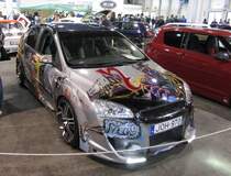 Ford Focus II  Custom Painting , gesehen auf dem Carstyling Tuning Show 2012.