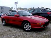 Toyota MR2; wurde zwischen 1989 u.1999 mit Leistungen von 115 bis 129kW produziert; 120414