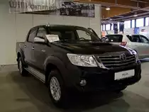 Toyota-HILUX 3,0 D-4D 170DPF; 2982ccm; 126kW; CO2-Emission: 227g/km war auf einer Automesse zum Verkauf angeboten; 120204