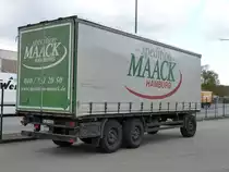 MAACK Hamburg 3 Achsiger Gardinenplanen Anh�nger in Herten 16.04.2012