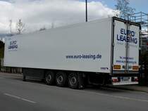 Khlkoffer Sattelauflieger EURO LEASING abgestellt in Herten 16.04.2012
